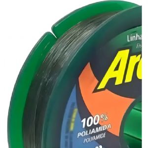 Linha De Pesca Monofilamento Araty Ultra Prateada Ø 0,30 mm